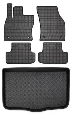 Immagine prodotto di Tappetini gomma SolidPRO + bagagliaio per Audi Q2 2016- 5 pezzi