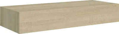 Obrázok produktu pre vidaXL Nástenná polica so zásuvkou dubový vzhľad 60x23,5x10 cm MDF