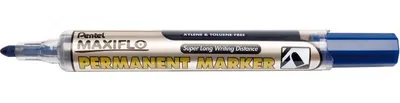Image de Marqueur permanent Pentel Maxiflo NLF50, 4,5 mm, bleu