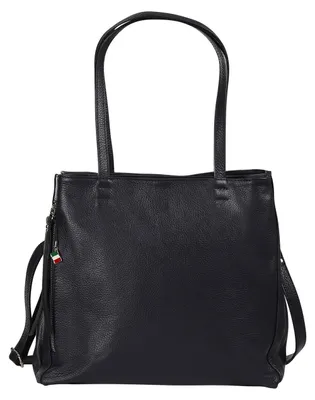 Produktbild von Florence Damen Tasche Schultertasche Leder dunkelblau Maße 12x36x32cm OTF193B4