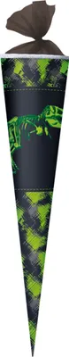 Produktbild von Herlitz Schultüte / Zuckertüte / 70cm / rund / "Dino"
