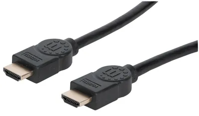 Obrázok produktu pre Manhattan 354080, 2 m, Typ HDMI (štandard), Typ HDMI (štandard), 3D kompatibilita, 48 Gbit/s, Čierna