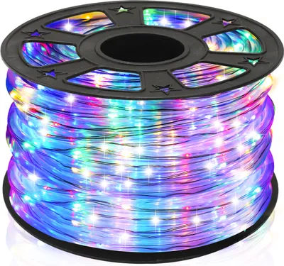 Produktbild von Aopunly LED Lichtschlauch Lichterkette Beleuchtung Bunt 20 Meter LED für Drinnen/Draußen Weihnachten Beleuchtung Dekoration Lichterschlauch
