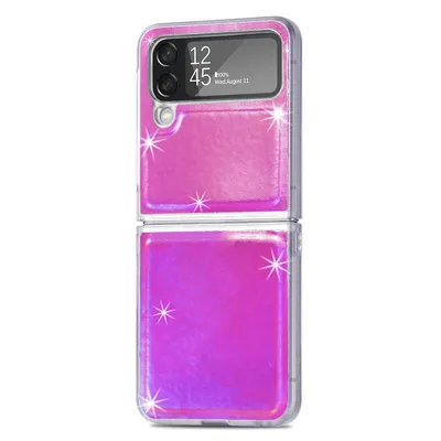 Produktbild von König Design Hülle kompatibel mit Samsung Galaxy Z Flip4 5G Kunststoff Soft Handyhülle - Handy Case Rosa