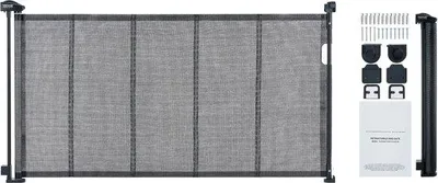 Zdjęcie produktu dla Ogrodzenie zabezpieczające dla psów – składana buda dla psów – ogrodzenie dla dzieci – Zollern – 153 x 87 cm – czarne