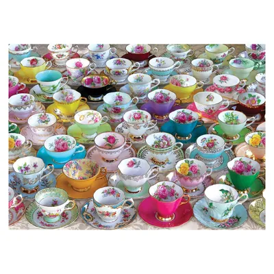 Image de EUROGRAPHICS Puzzle Collection de tasses de thé 1000 pièces