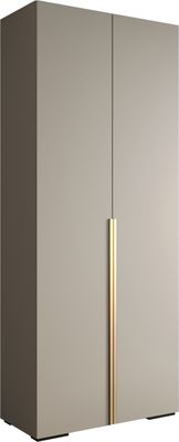 MEBLE KRYSPOL Inova 1 Schrank - 236,7x100x47cm - Kaschmir Kaschmir Gold