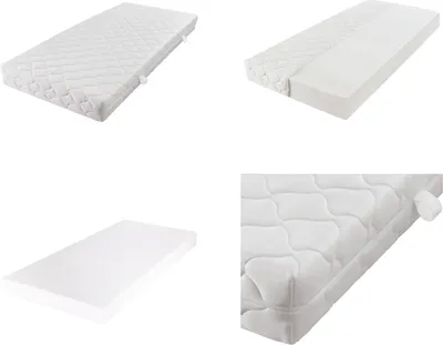 Produktbild von vidaXL Matratze mit waschbarem Bezug 200×120×17 cm - Schaum Matratze - Schaummatratze - Memory-Foam-Matratze - Memory Matratze