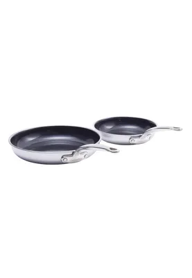 Produktbild von GreenPan Premiere Pfannen-Set silber 20cm+28 cm Antihaft ofenfest