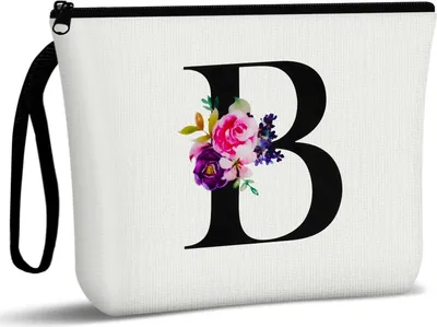 Produktbild von Aucuu Damen Kosmetiktasche Leinwand Make-Up Organizer Groß Kapazität