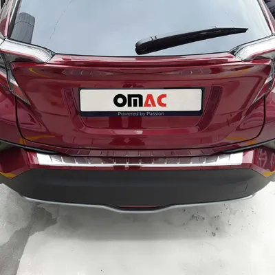 Produktbild von OMAC Ladekantenschutz Stoßstangenschutz für Toyota C-HR 2016-2025 Edelstahl Silber