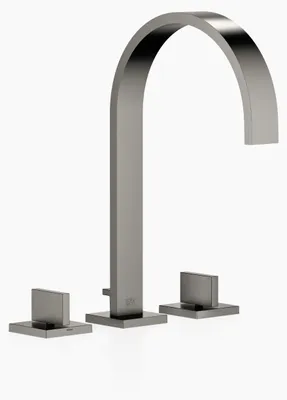 Produktbild von Dornb 3-Loch-Waschtischbatterie MEM Ausl 200 m AG dark platinum matt