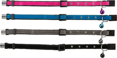 Produktbild von TRIXIE Katzenhalsband mit Strassbesatz, Samt