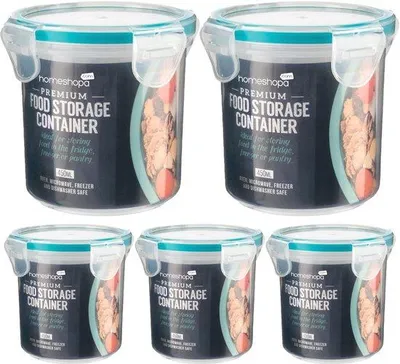 Produktbild von Kunststoffbehälter 450ml, luftdicht, BPA-frei, magnetronbeständig