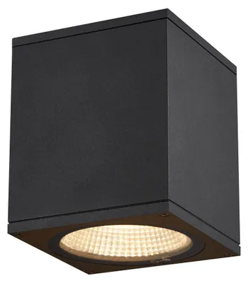 Produktbild von SLV 1003421 ENOLA SQUARE M Outdoor LED Deckenaufbauleuchte anthrazit CCT 3000/4000K IP65