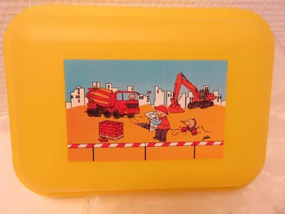 Produktbild von Brotdose - Vesperdose Bagger - Baustelle
