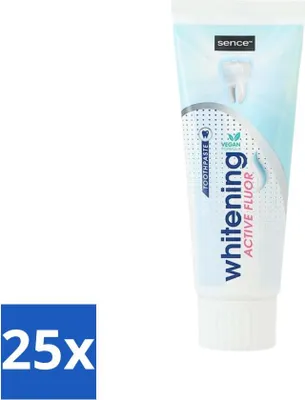 Zdjęcie produktu dla Sence - Wybielająca - Pasta do zębów - Z fluorem - 75 ml - Opakowanie Advantage - 25 szt
