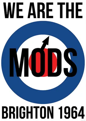 Obrázek produktu pro We Are The Mods – Brighton, 1964 – Plakát – 59x84 cm