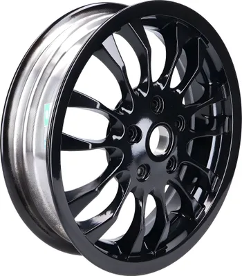 Image de Jante Piaggio, avant, noire, 3.00x12 pour Sprint, 1C00289500090