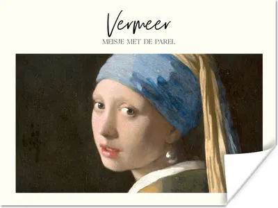 Produktbild von MuchoWow® Poster Das Mädchen mit dem Perlenohrring - Vermeer - Alte Meister 120x90 cm - Wandbild