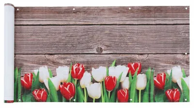 Produktbild von Balkonsichtschutz, Tulpen, 5 m x 35 cm