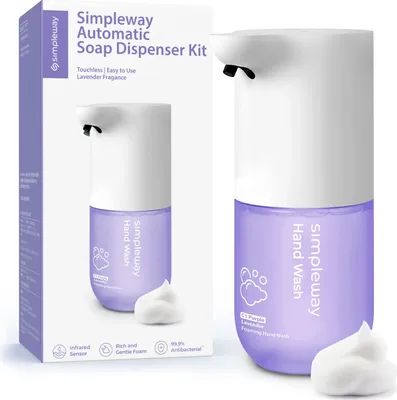 Zdjęcie produktu dla Automatyczny Dozownik Mydła w piance SIMPLEWAY z płynem  Simpleway Zapach: Lavender Purple,