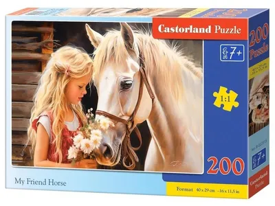 Productafbeelding van Puzzel 200. Mijn vriend, het paard. CASTOR