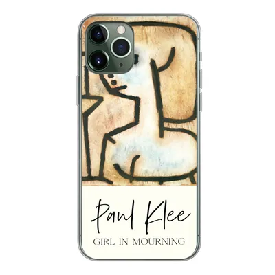 Produktbild von MuchoWow® Handyhülle Schutzhülle Hülle für iPhone 11 Pro Kunst - Paul Klee - Trauerndes Mädchen Silikon Softcase Handy Hülle - Handy