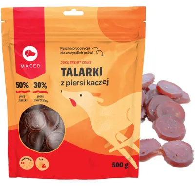 Produktbild von Maced Entenbrustfilet Snacks Weich für Hunde 500g