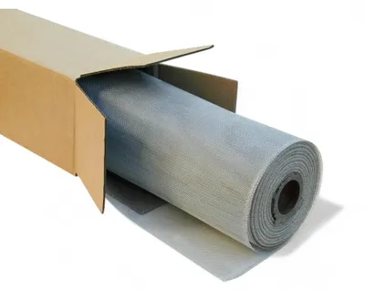 Zdjęcie produktu dla Aluminiowa moskitiera w rolce do okien, o oczkach 18/14 – 60 cm