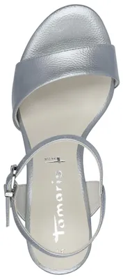 Produktbild von Tamaris Damen Sandale Sandalette elegant Stilettoabsatz 1-28008-42, Größe:38 EU, Farbe:Blau