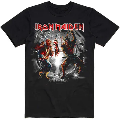 Produktbild von Iron Maiden Trooper 2022 T-Shirt mit kurzen Ärmeln Black S