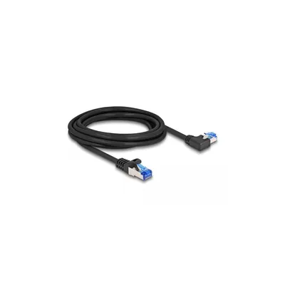 Obrázok produktu pre DELOCK RJ45 NWK Cat.6A S/FTP gerade  gewinkelt 3m schwarz