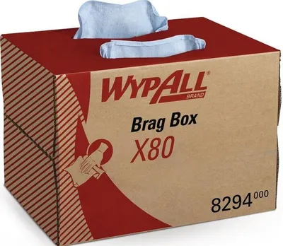Produktbild von WYPALL Wischtuch X80 8294 L427xB282ca.mm blau 1-lagig - 8294