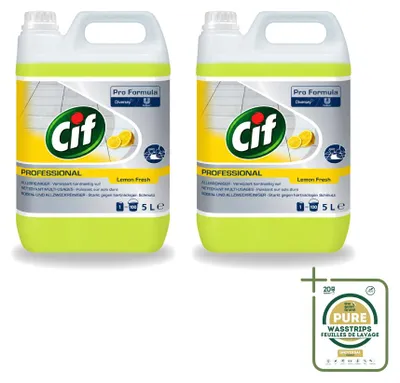 Produktbild von 2 x Cif Allesreiniger Zitrone 5 l - Vorratspackung - 2 Stücke