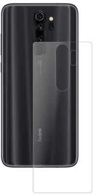 Produktbild von 1x Schutzfolie für Xiaomi Redmi Note 8 Pro Rückseite matt - Anti-Shock 9H Folie dipos Glass Kunststoffglas