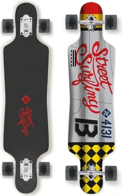 Produktbild von Street Surfing Freeride Dropthrough Curve 4131 39´´ Longboard Silber Silber One Size