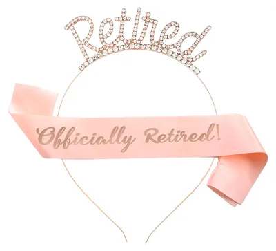 Produktbild von 2-teiliges Set: Schärpe, Diadem, roségoldene Krone, Satingürtel mit seitlichen Kämmen – Partyaccessoires