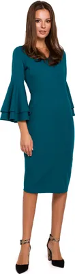 Produktbild von Makover Formelle Frauenkleider Olgan K002 dunkelblau S