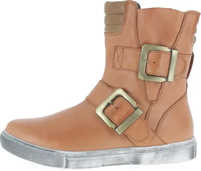 Produktbild von Andrea Conti Damen Stiefelette Leder rockiger Biker Boot 0346833, Größe:39 EU, Farbe:Orange