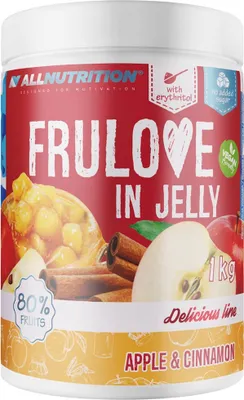 Produktbild von ALLNUTRITION FRULOVE In Jelly Apple & Cinnamon 1000g Marmelade Früchte Apfel-Zimt