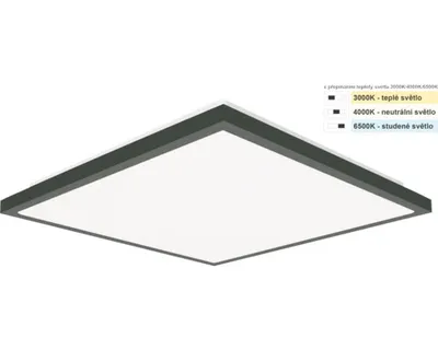 Obrázek produktu pro LED stropní svítidlo Top Light Onyx HL CCT IP44 24 W 2400 lm 3000-4000-6500 K černé