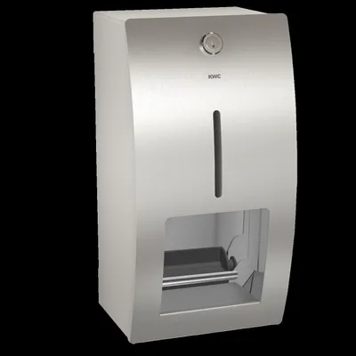 Produktbild von KWC Wc-doppelrollenhalter, STRATOS, Edst, AP, 156x303x141 mm, Spindelsystem