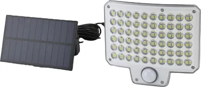 Zdjęcie produktu dla Solarna lampa zewnętrzna z czujnikiem ruchu 3000LM 240 LED IP65 Deszczoodporna lampa ścienna zasilana energią słoneczną z pilotem do garażu, patio i podwórka