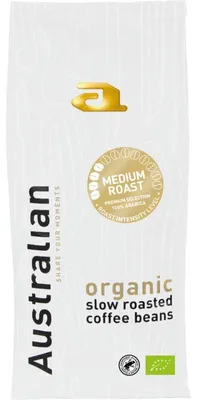 Obrázek produktu pro Australská organická kávová zrna středně pražená 500 g – udržitelná a aromatická