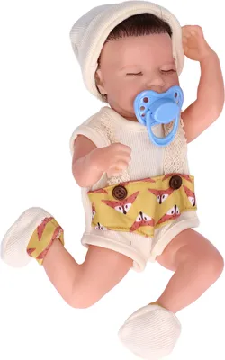 Produktbild von Silikon-Baby,Neugeborene Baby-Puppen,Silikon-Baby-Puppe,Niedliche lebensechte Puppe,Puppe mit geschlossenen Augen,Lebensechte Baby-Puppen