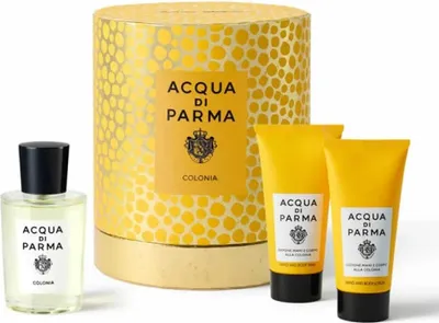 Produktbild von Acqua di Parma Colonia Gift Set, Unisex, 1 Stück(e), Eau de Cologne, 100 ml, Bergamotte, Zitrone, Orange, Rose, Rosmarin, Eisenkraut