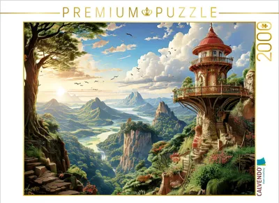 Produktbild von CALVENDO Puzzle Der Hochblickhorst über dem Wildwassertal | 2000 Teile Lege-Größe 90x67cm Foto-Puzzle für glückliche Stunden