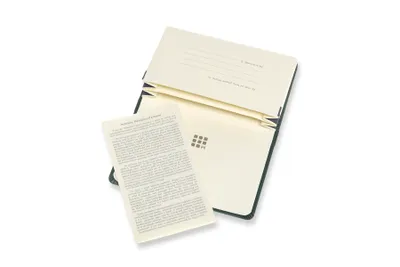 Produktbild von Moleskine Pro Fach Visitenkarten, Fester Einband, XSmall, mit 2 Fächern, Waldgrün