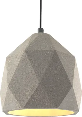 Produktbild von Hängelampe, E27, Lampe Für Wohnzimmer Esszimmer Küche, Höhenverstellbar Farbe  Beton-Stein-Grau